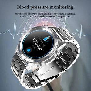 LIGE  Men Smart Watch TWS H Sports Fitness Luxury Watch Answer/Dial Call Smartwatch Music Playbac