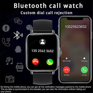 New Tooth Answer Call Smart Watch Men Full Touch Dial Call Fitness Tracker Ip67 Waterproof Smartwatch Men