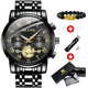 OLEVS Mens Watches Chronograph Business Dress Quartz Stainless Steel Waterproof Luminous Date Wrist Watch