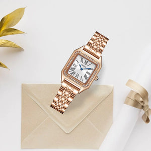 ORSGA CADENCE White Dial Diamond Studded Gold AND Silver Watch