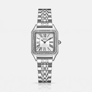 ORSGA CADENCE White Dial Diamond Studded Gold AND Silver Watch