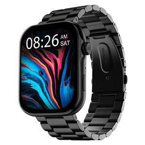 Noise ColorFit Ultra 3 Bluetooth Calling Smart Watch with Metal Strap, Tru Sync, 150+ Watch Faces, 150+ Watch Faces (Jet Black- Elite Edition)