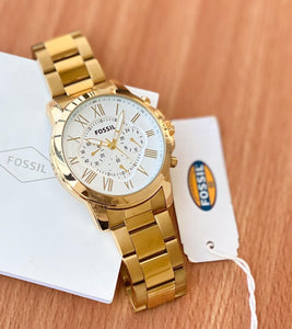 Fossil Men's Chronograph Gold Premium Watch