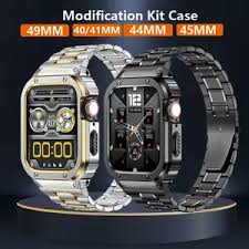 Luxury Modification Kit Mod Metal Frame Bezel For Apple Watch Band