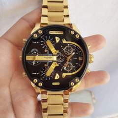 WWMALL-DESIGNER   BIG DADDY GOLDEN BRACELET MEN'S WATCH - 101