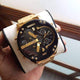 WWMALL-DESIGNER   BIG DADDY GOLDEN BRACELET MEN'S WATCH - 101