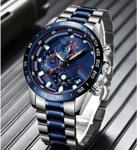 WWMALL- MEN'S WATCH WATERPROOF Swiss Automatic Movement Watch Calendar Luminous Men's Steel Band