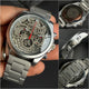 JUBNU TIME-Fashion Men waterproof Stainless belt Grey Dial Series For Men