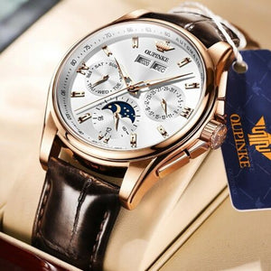 WWMALL-Fashion Men Stainless belt Watch Luxury Calendar