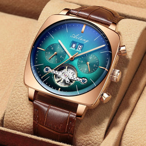 JUBNU TIME- 2021 AILANG famous brand watch montre automatique luxe chronograph Square Large Dial Watch