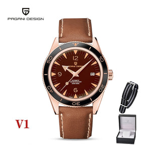 WWMALL- 2022 New PAGANI Design 41mm Men's Automatic Mechanical Watch Classic Retro 200m Reloj Hombre