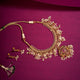 Ruby Matt gold Lakshmi Devi designer necklace set