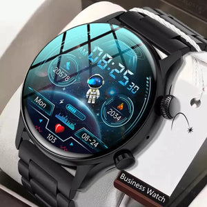 WWMALL-New NFC Smartwatch Men HD Screen Always On Display Bluetooth