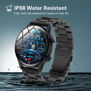 WWMALL-New NFC Smartwatch Men HD Screen Always On Display Bluetooth