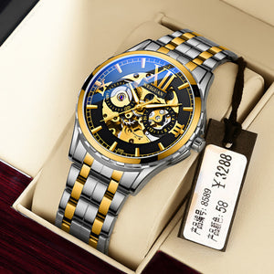 WWMALL Official Fully Automatic Watch Mechanical Watch Men's Watch Luminous Waterproof Hollow Out Fashion Business Formal Wrist Watch