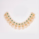 emeralds and pearl Lakshmi guttapusalu necklace