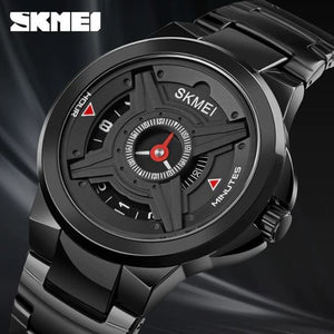 WWMALL-MEN QUARTZ WATCHES LUXURY BRAND WRISTWATCHES ( BLACK )