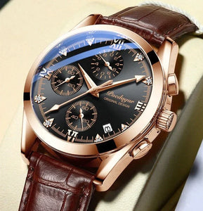 WWMALL-Men Watch Fashion Leather Quartz Watches Sport Poedagar