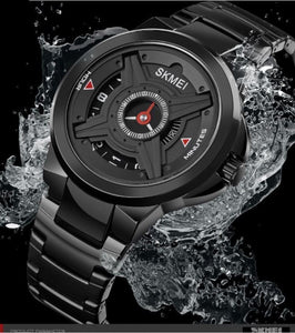 WWMALL-MEN QUARTZ WATCHES LUXURY BRAND WRISTWATCHES ( BLACK )