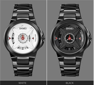 WWMALL-MEN QUARTZ WATCHES LUXURY BRAND WRISTWATCHES ( BLACK )