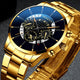 WWMALL- Fashion Men Stainless belt Watch Luxury Calendar-19912