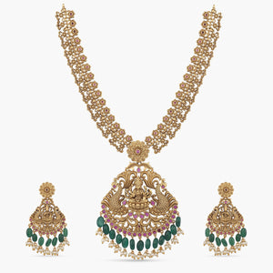 Gold Plated Antique Necklace Set