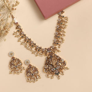 Antique  Gold Plated Necklace Set