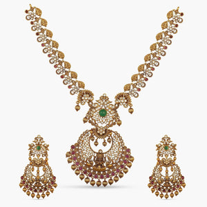 Antique Laxmi Design Necklace Set