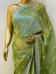 GREEN CHIFFON SAREE