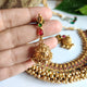 Antique Gold Ghungroo Necklace Set