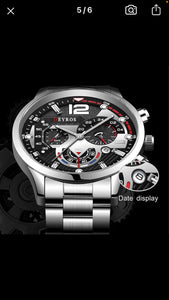 WWMALL-Men’s Stainless Steel Watches Luxury Quartz Wristwatch