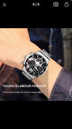 WWMALL-Men’s Stainless Steel Watches Luxury Quartz Wristwatch