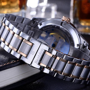 WWMALL- MEN'S WATCH WATERPROOF Swiss Automatic Movement Watch Calendar Luminous Men's Steel Band