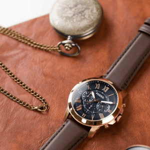 WWMALL- Good Quality leather strap chronograph watch