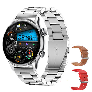 WWMALL- Smart Watches for Men AMOLED 1.36 Multi-Dial IP55 Waterproof