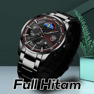 WWMALL- MEN'S WATCH WATERPROOF Swiss Automatic Movement Watch Calendar Luminous Men's Steel Band