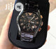 ITS Emporio Armani Men's ARg450  Black Chronograph Dial Watch